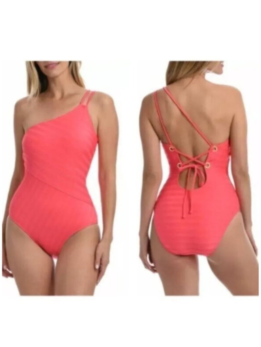 NWT La Blanca Coral One Piece Swimsuit Plus 18W